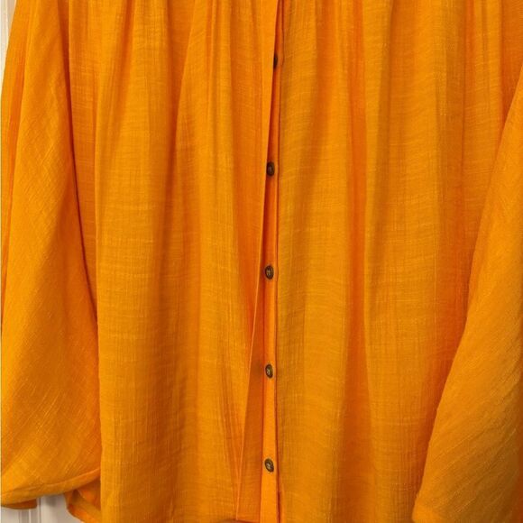 ANTHROPOLOGIE MAEVE Brenna Blouse Dandelion Yellow Women’s Size XS - Picture 8 of 10